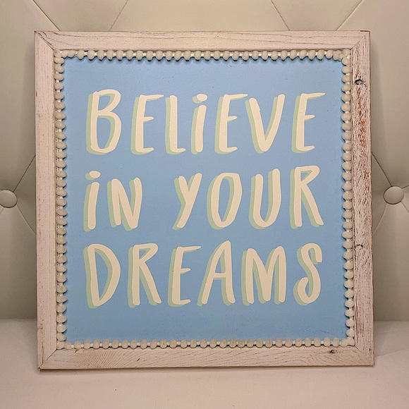 Believe In Your Dreams Wall Art From Hobby Lobby Brand New - Picture 1 of 5